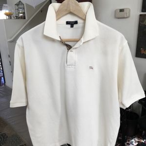 Burberry White Polo